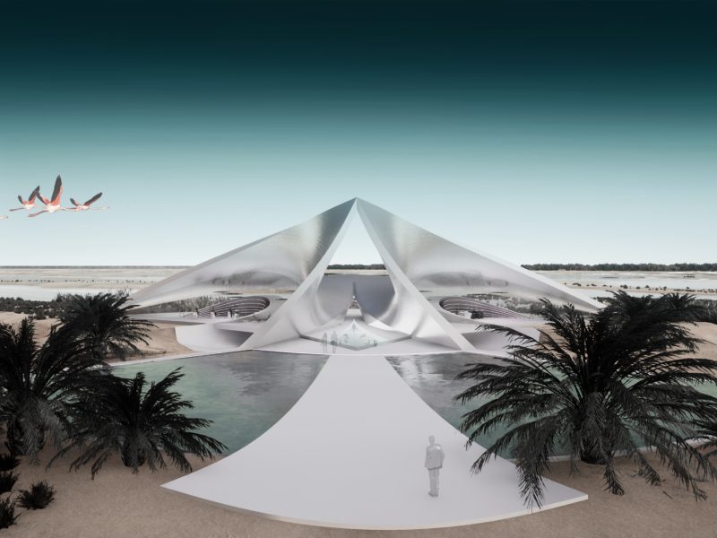 futuristic architecture